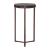 Daiza Round Glass/Iron Side Table