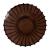 Kafig Round Glass/Iron Coffee Table