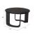 Divin Round Glass/Aluminum Coffee Table