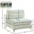 Julia Velvet Modular Armless Chair