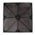 Cloe Square Glass/Aluminum Coffee Table