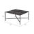 Cloe Square Glass/Aluminum Coffee Table