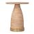 Radiant Round Wood/Iron Side Table