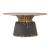 Glasa Round Marble/Iron Coffee Table