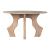 Eda Round Marble/Wood Coffee Table