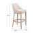 Calmo Polyester/Wood Barstool