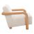Subliem Polyester/Wood Accent Chair