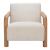 Subliem Polyester/Wood Accent Chair