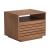 Slit Wood Nightstand