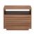 Slit Wood Nightstand