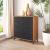Zarif Polyester/Wood Veneer Chest w/4 Drawers