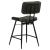 Partridge Leather Counter Stool with Metal Base