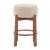Nade Polyester/Wood Counter Stool