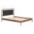 Netz Faux Leather/Wood Platform Bed