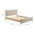 Hadi Polyester/MDF Platform Bed