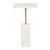 Naht Square Marble/Iron Side Table