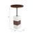 Stuk Round Marble/Wood Side Table