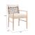 Wezly Polyester/Wood Dining Chair