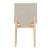 Raha Polyester/Wood Dining Chair