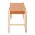 Bandini Leather/Wood Bench