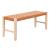 Bandini Leather/Wood Bench