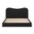 Sele Velvet Platform Bed, King Size