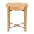 Halva Round Wood Veneer MDF/Steel Side Table