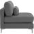Julia Velvet Modular Armless Chair