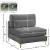 Julia Velvet Modular Armless Chair