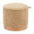 Fije Round Polyester/MDF Storage Ottoman
