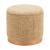 Fije Round Polyester/MDF Storage Ottoman