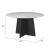 Strela Round Marble/Wood Dining Table