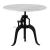 Mufid Round Marble/Iron Adjustable Bistro Table