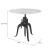 Mufid Round Marble/Iron Adjustable Bistro Table