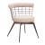 Saku Polyester/Steel Swivel Dining Chair