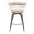 Saku Polyester/Steel Swivel Barstool