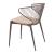 Silues Faux Leather/Steel Dining Chair