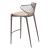 Silues Faux Leather/Steel Counter Stool