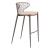 Silues Faux Leather/Steel Barstool