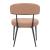 Loom Faux Leather/Steel Dining Chair
