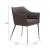 Belmont Faux Leather/Steel Dining Chair