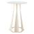 Axis  Round Faux Marble/Steel Bar Table