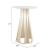 Axis  Round Faux Marble/Steel Bar Table