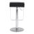 Equino Adjustable Swivel Faux Leather/Steel Barstool