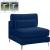 Julia Velvet Modular Armless Chair
