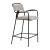 Couva Chenille/Steel Counter Stool