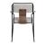 Couva Chenille/Steel Dining Chair