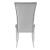 Kerwin Tufted Fabric Side Chair with Chrome Base
