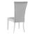 Kerwin Tufted Fabric Side Chair with Chrome Base
