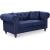 Chesterfield Linen Loveseat